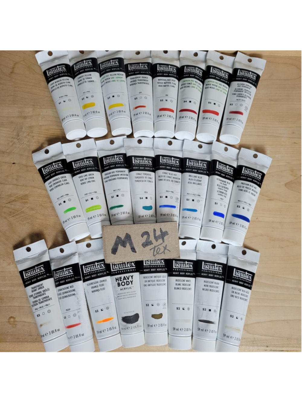 M 24 Liquitex Heavy Body Professional Acrylics Paint 2 oz/ 59ml Tubes New